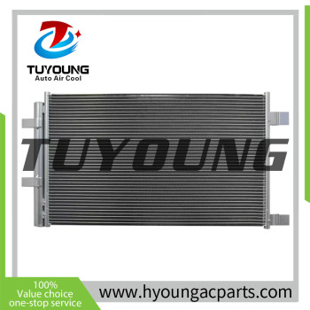 auto air conditioning Condenser for Nissan for Renault 921004575R 9211000Q0C fin 8mm 611*369*12mm