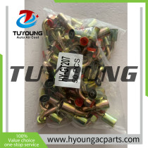 auto air conditioning pipe Fitting 13/32 90* iron fitting