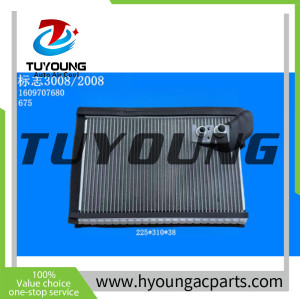 LHD Automotive ac evaporator core Citroën Berlingo 1.6 6450WE 648059