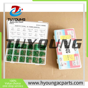 Auto a/c R134A O-RING 18 sizes 265pcs