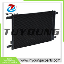 Auto Air Conditioning Condenser 350*537*16 mm for  2020 Audi A3 Premium	L4 7014891 5Q0816411AJ 5Q0816411AN 5Q0816411AS 5Q0816411BF 5Q0816411N 204891 714891 4891 4891 Four Seasons 41083