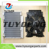 PN# 88460E0210 88460-E0210 vehicle ac condenser with fan fit HINO 700 truck 88460 E0210