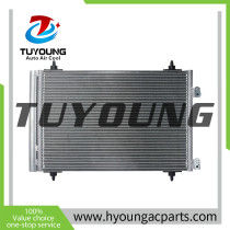 6455HT 6455EV 6455EW 6455GL Auto Air Conditioning Condenser 528*361*16 mm for Citroën C4