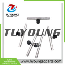 Car air conditioning fitting Aluminium 3/8 R12a