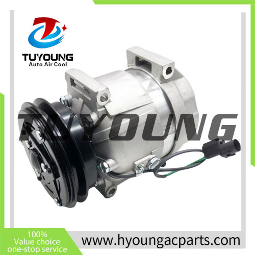 V5 Auto AC compressor for Hyundai Fork/Wheel/Crawler Excavator 11Q690040 11Q6-90041