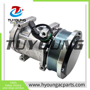 TUYOUNG high quality SD7H15 4769 auto AC compressor for Caterpillar Case-IH New Holland tractor 4301 1630872 2777245