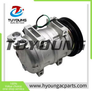 DKS15CH auto AC compressor for  Hitachi John Deere Kobelco Komatsu 506011-9910 22B-979-1631 22U9791711 22B9791631 4425700 4456130 4663927