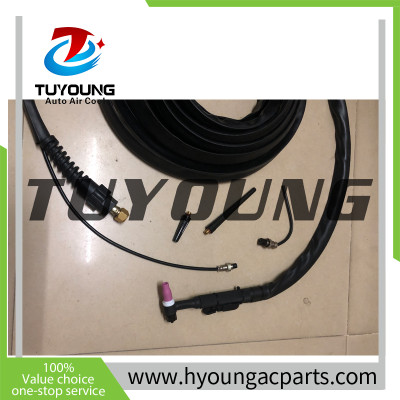 Small Argon Arc TIG Welding Torch, Air Cooled, Head Body Kit, WP-9 Series