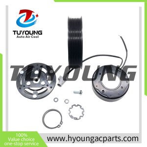 10S11C Auto AC Compressor clutch for  TOYOTA VIOS 88320-0D020 884100D100 884100D130 884100D160  7PK 121mm 12v