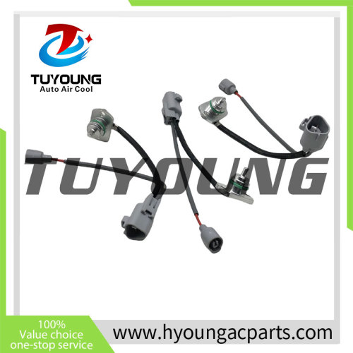 Auto Air con Pressure Switch  Triangular plug, silver