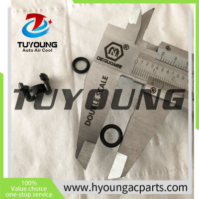 Auto a/c O-Ring MT91052 piping clamp #6 black