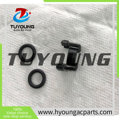 Auto a/c O-Ring MT91052 piping clamp #6 black