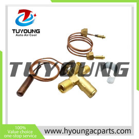 Auto Air Conditioning Expansion Valve VALEO AIR CONDITIONER EXPANSION VALVE 3/8 X 1/2 X 1/4 ORS HONEYWELL TOEX-E0647 R134A 4,5 T