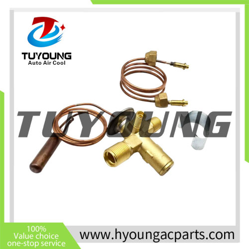 Auto Air Conditioning Expansion Valve VALEO AIR CONDITIONER EXPANSION VALVE 3/8 X 1/2 X 1/4 ORS HONEYWELL TOEX-E0647 R134A 4,5 T