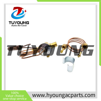 Auto Air Conditioning Expansion Valve VALEO AIR CONDITIONER EXPANSION VALVE 3/8 X 1/2 X 1/4 ORS HONEYWELL TOEX-E0647 R134A 4,5 T