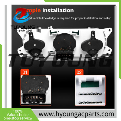 Auto Air Conditioning Control Panel for 2007-2010 Jeep Wrangler JK 3.8L V6 55111840AE 55111840AB 55111840 55111840AC