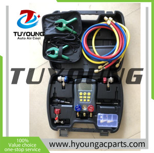 China produce Digital Refrigeration Vacuum Manifold Pressure Gauge Tester Meter Manometer