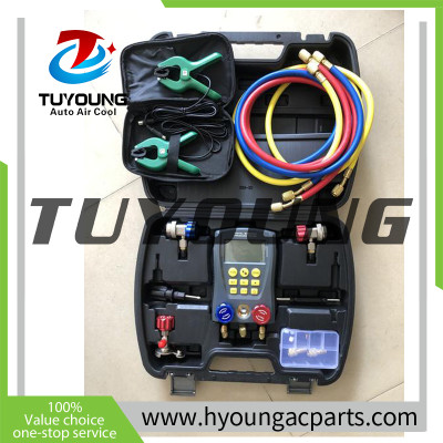 China produce Digital Refrigeration Vacuum Manifold Pressure Gauge Tester Meter Manometer