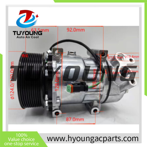 Auto AC Compressor for  Sanden SD7H15 6258