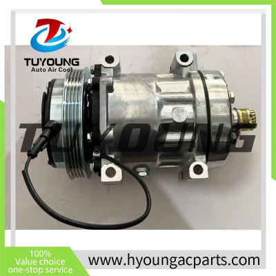 TUYOUNG auto ac compressor LANDINI SD7H15 8213 8255 McCormick Tractor 710145A1