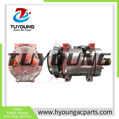 TUYOUNG auto ac compressor LANDINI SD7H15 8213 8255 McCormick Tractor 710145A1
