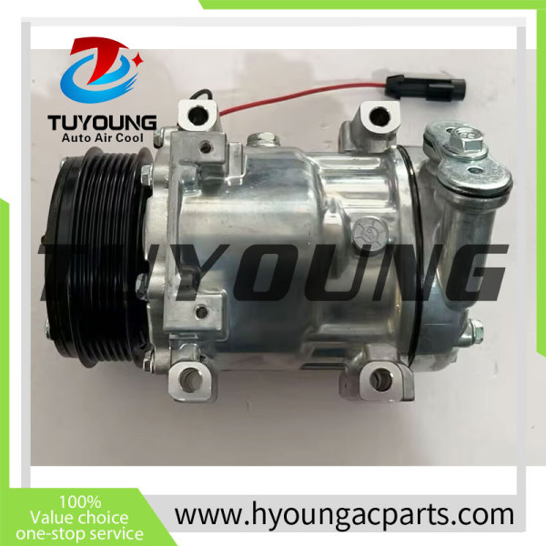 SANDEN SD7V16 Auto AC Compressor for FIAT DUCATO 10-4116 700511411 920.20311 940.20311 7114116R ACP01510 SD7V16-1835F 8646040 AC01414 136688208