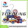 Best Quality Auto AC  R1234yf/R134a ALUMINUM MANIFOLD GAUGE SET