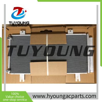 TUYOUNG auto ac Condenser Parallel Flow for Honda Fit 2019-, 80100-T04-M02,HY-CN393