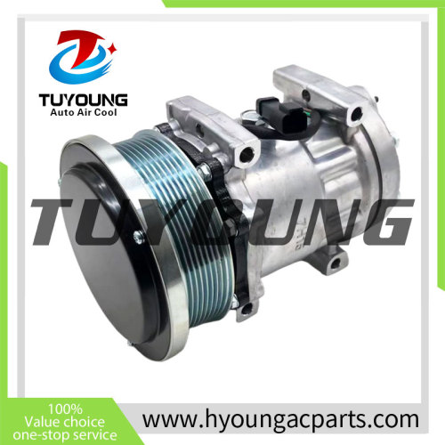 Sanden SD7H15 4095 4132 auto ac compressor fit Caterpillar 24V 320-1291 338-9100 133mm 8pk