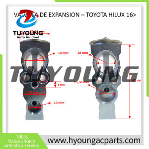 447500-4860 4475004860 447500 4860 Auto Air Conditioning Expansion Valve for Toyota HILUX '16/HONDA CIVIC '16