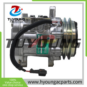 new 7B08 vehicle air conditioning compressors Aftermarket Sanden 7B08 8317  1 Groove 12V 115mm