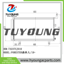 TUYoung Auto ac Condensers Subaru Forester SK 2.0 2.5 2018 73210SJ000 73210VC000 73237SJ010 646*368 *12mm