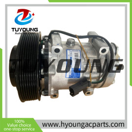 Sanden 709 auto ac compressors SD 7H15 8pk 24v Caterpillar construction vehicle