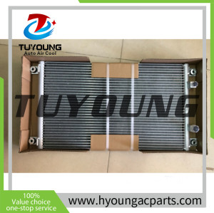 TUYOUNG China auto air conditioning Condenser Parallel Flow John Deere Hitachi Excavator 4617327 330*587*19mm