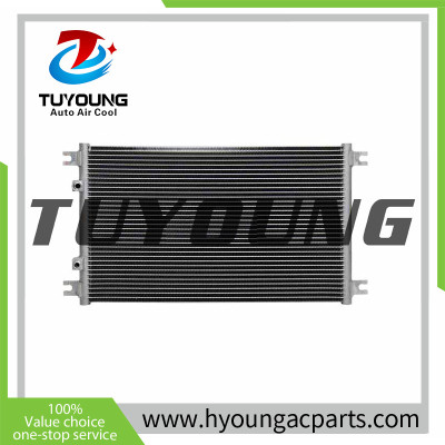 TUYOUNG China auto air conditioning Condenser Parallel Flow John Deere Hitachi Excavator 4617327  330*587*19mm