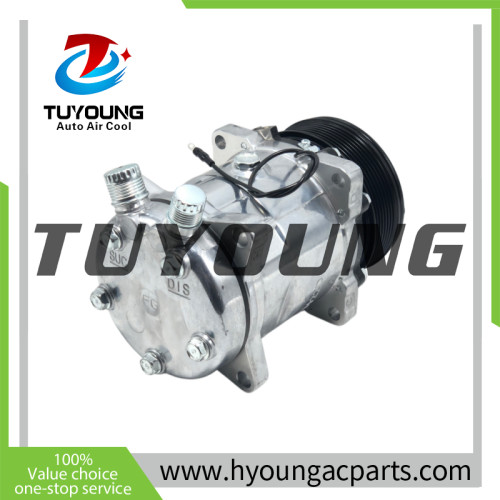 Sanden 508 6629 4514 6669 SD5H14 7PK 119MM 12v auto ac compressors CO 4514C 2006629 2010075 2010188 2016629 967070 5512615 6512615