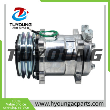 Sanden 5H14 4506 101422 automobile air conditioning compressor 2pk 24v sanden 508 R134A