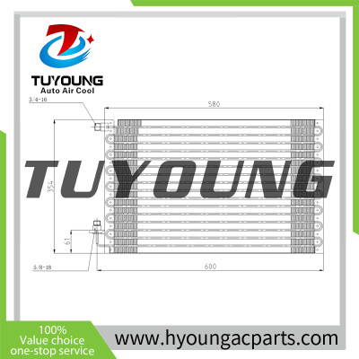 Auto ac condenser for Universal condenser size 600* 354* 44 mm