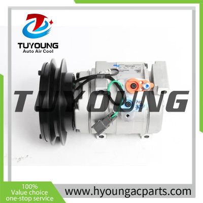 Air Conditioning Compressor 20Y-810-1610 20Y8101610 for Komatsu Excavator PC200-8M0 PC220-8M0 PC270-8 PC300-8M0 PC360-8M0 24V 1PK