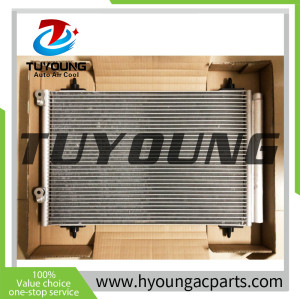 Auto a/c condenser fit Citroën C4 DS4 DS5 Peugeot 307 RCZ 9682531580 9807426280 Size 570* 380* 16 mm