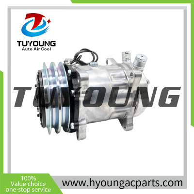 SD7H15  Auto AC Compressor for Volvo BL60B–BL71B, L20F–L35G, SD75, DD105   VOE15082744  15082744