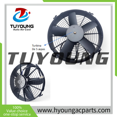 universal bus fan motors 12V 250w 2630 m³/h Suction , Motor shaft mounted on bearings
