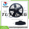 universal bus fan motors 12V 250w 2630 m³/h Suction , Motor shaft mounted on bearings