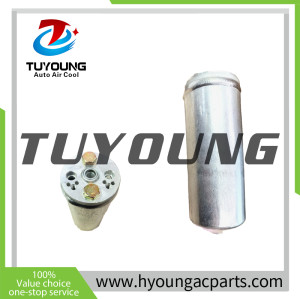 Auto ac Receiver Driers Nissan UD 17.78cm*5cm approximately, Ports approximate 9mm;