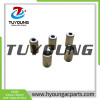 China product Size 3/8'' Car R134a Car Air Conditioner Tube Connector Aluminum Cover Rubber Hose Connector Set