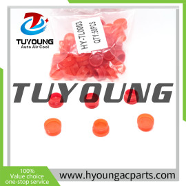 Red Caps #10, auto A/C refrigerant hose fitting caps