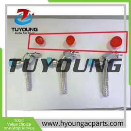 Red Caps #12, auto A/C refrigerant hose fitting caps