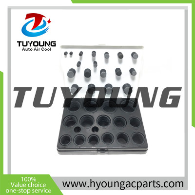 TUYOUNG 447pcs O-ring Kit Kobelco SK Air Conditioning O-Ring Repair HY-OR28 80090 34Items