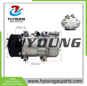 SD 7H15 6243 8275 8295 auto ac compressor Scania RC600290 1531196 10570608 570608 1888032 890022 32705 8FK351119381