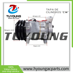 SD7H15 4647 4664 7863 8024 8104 8220 S8024 S8220 U4664 auto ac compressor Peterbilt 200 224 227 8201159 447742400 16045127 16011376